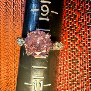 Fragrant Jewels Pink Gem Silver Ring